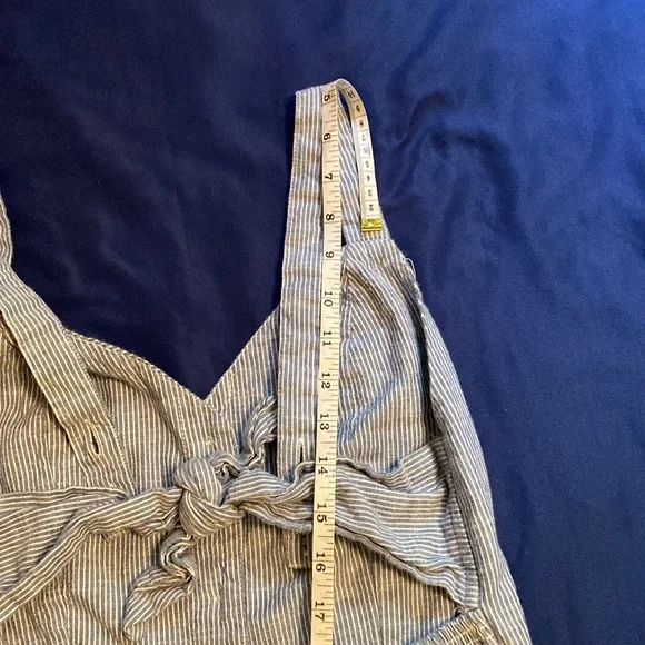 Japna Pinstrip/Jean Jumpsuit - Picture 4 of 11